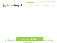 Tablet Screenshot of dobreszafy.pl